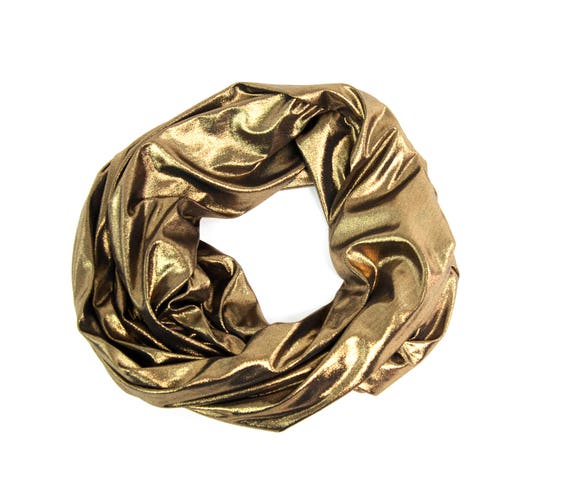 Metallic gold scarf Clearance