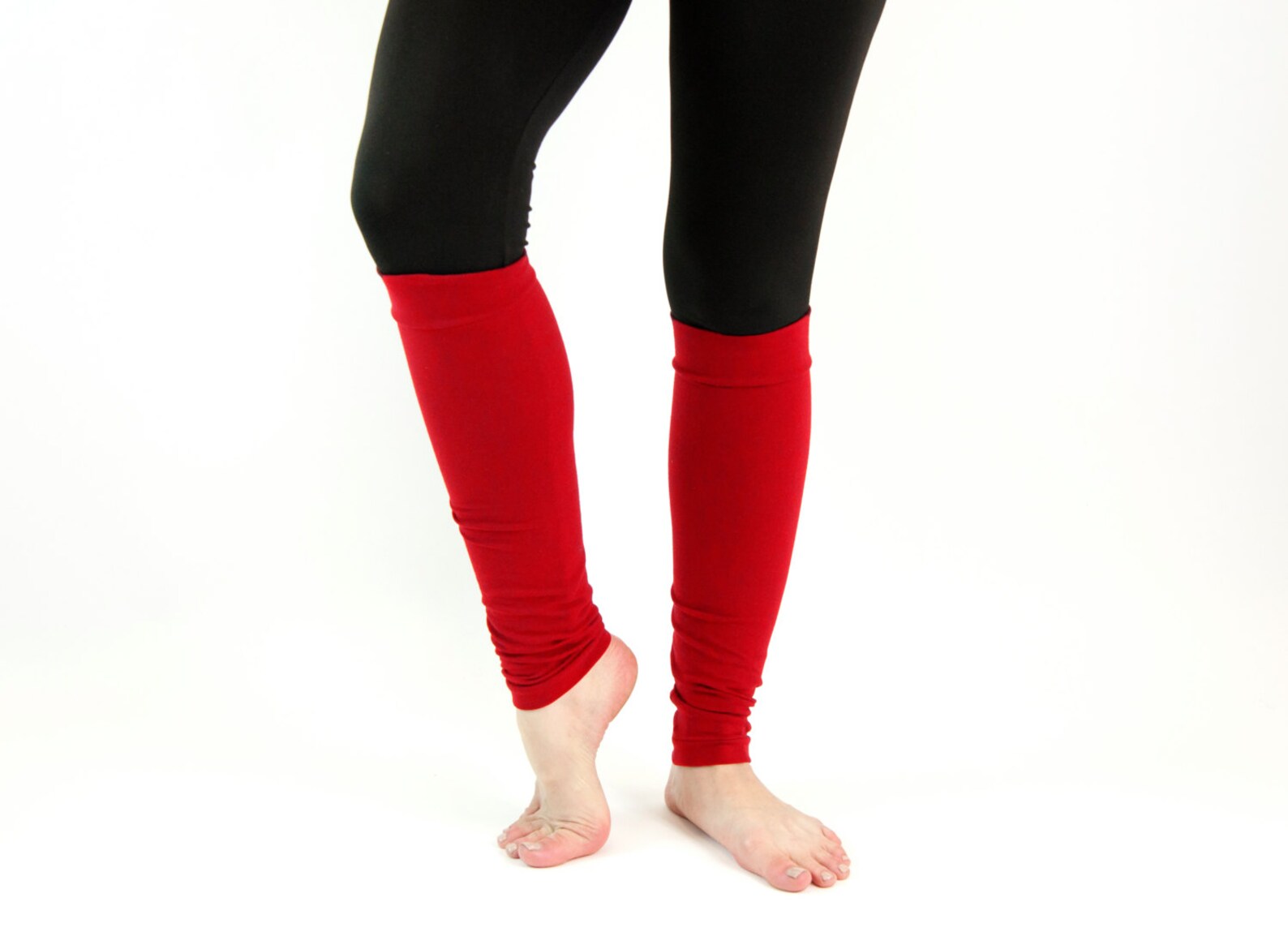Red Leg Warmers Womens Leg Warmers Womensyoga Leg Warmers Etsy
