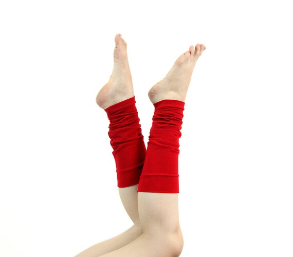 Red Leg Warmers Womens Leg Warmers 