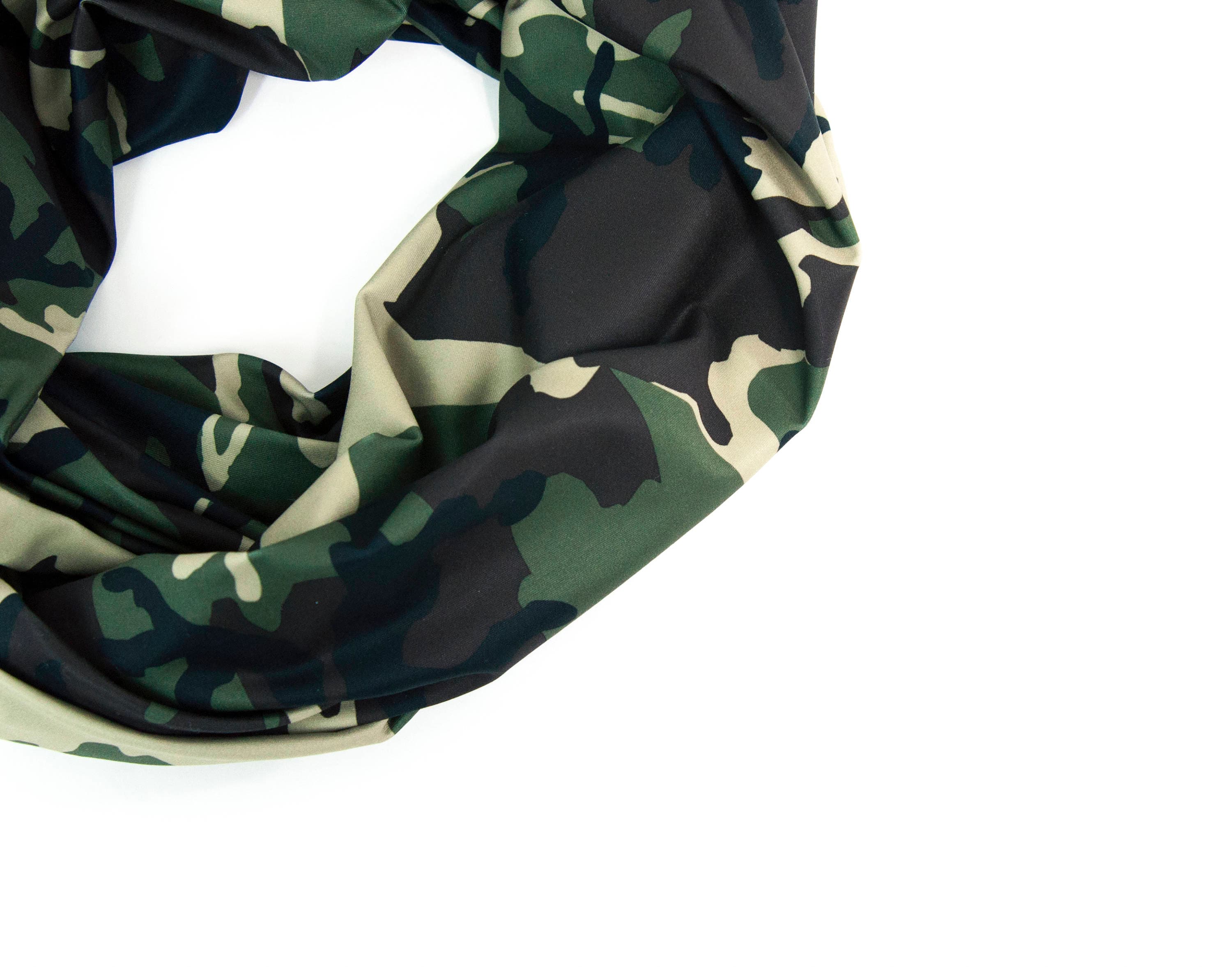 Green Camo Headband Women Headband Wide Headband Camoflauge Etsy