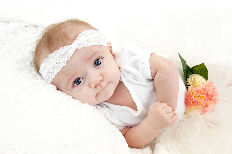 lace baby headbands