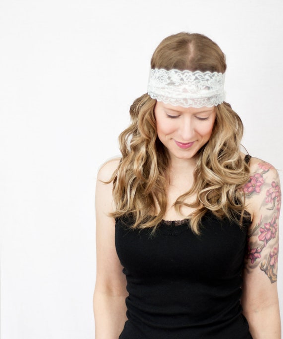Wide Headbands- Coral Tattoo Wide Headbands- Coral Tattoo