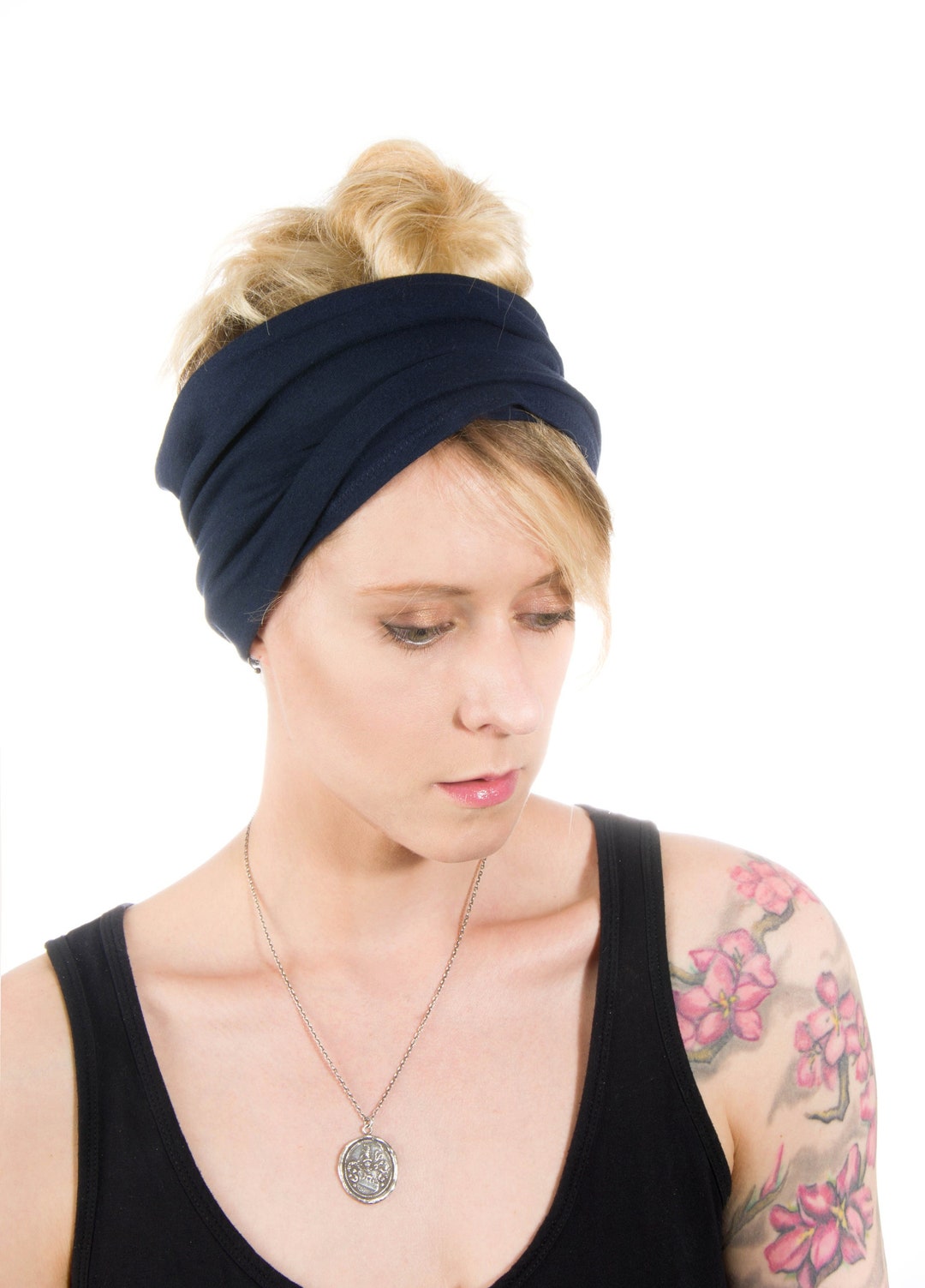 Scrunch Headband Women, Bandeau Headband, Extra Wide Headband Boho