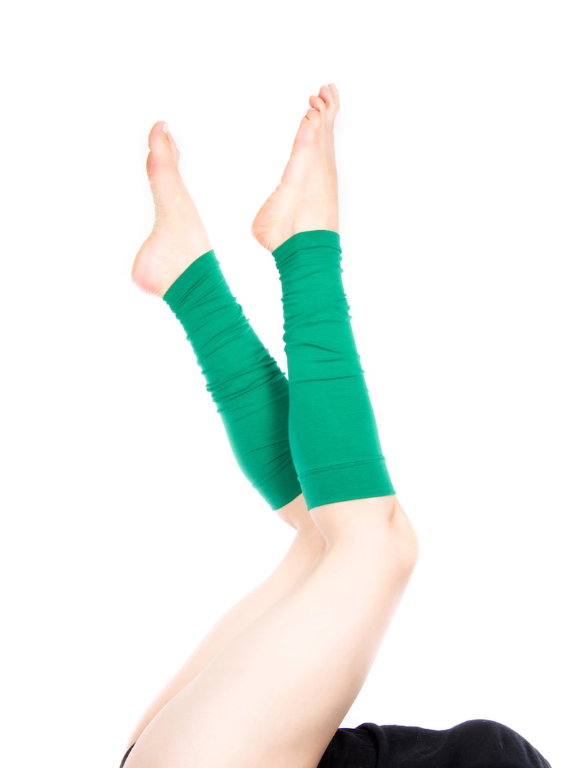Kelly Green Leg Warmers Womens Leg Warmers Yoga Leg Warmers Adult Leg Warmers Long Leg Warmers Gift for Her Ballet St Patricks Day Shamrock