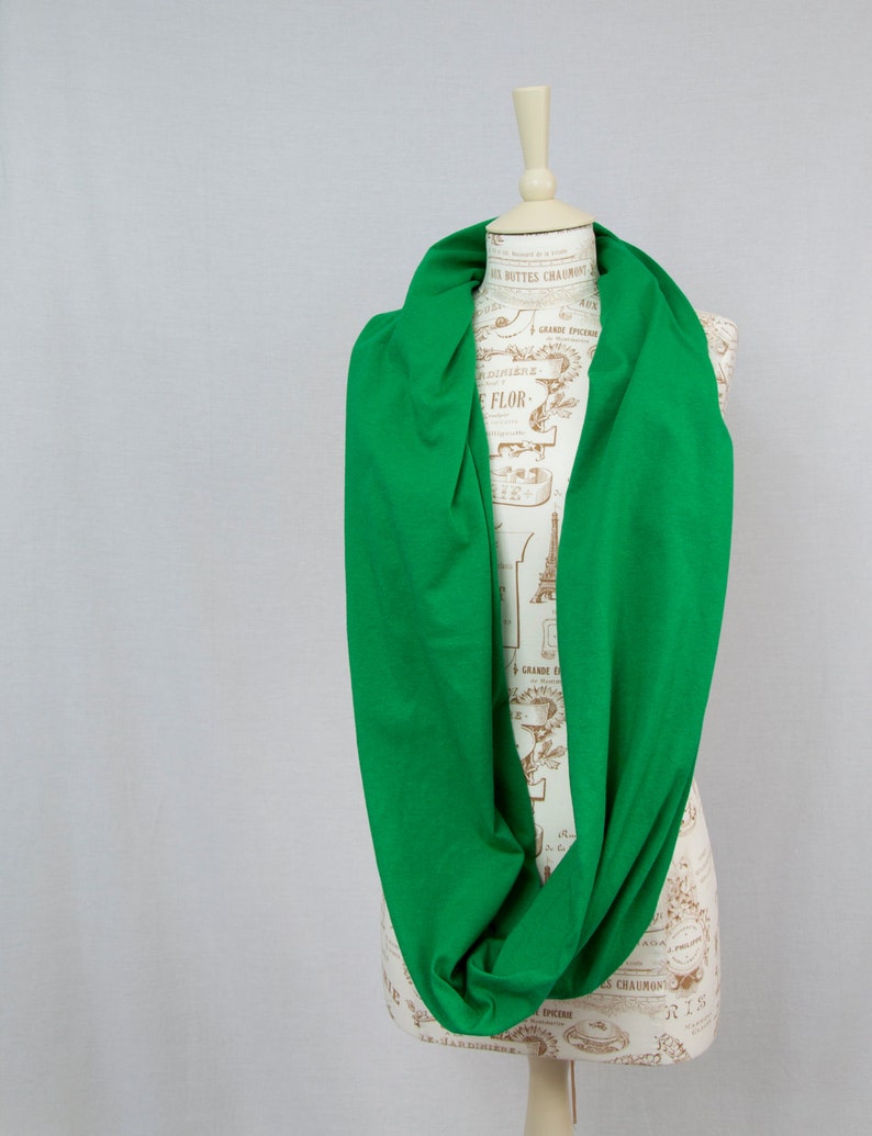 green jersey scarf