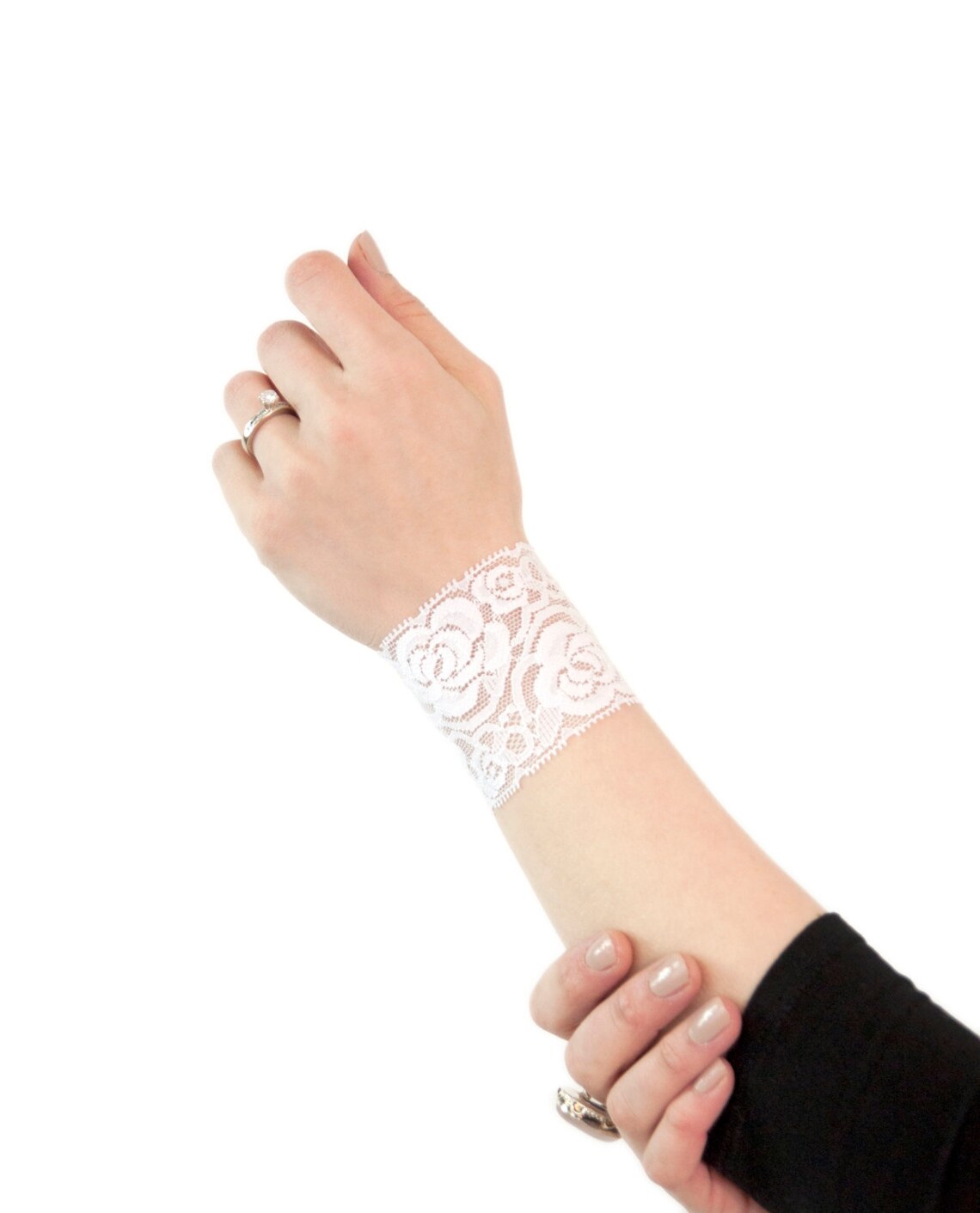 White cuff bracelet Clearance