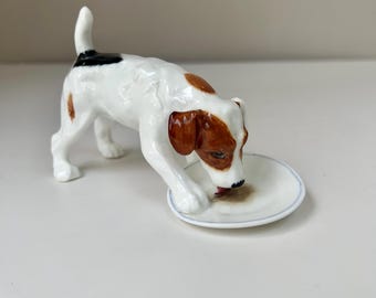 Royal Doulton Jack Russell Terrier con placa