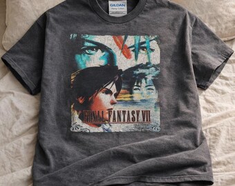Gildan retro jrpg-shirt, vintage anime-T-shirt