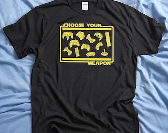 Gildan retro gamer-shirt met print