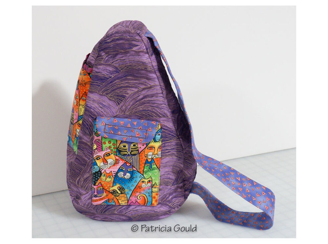 AFD04 New & Improved Ergonomic Shoulder Bag Pattern by Etsy