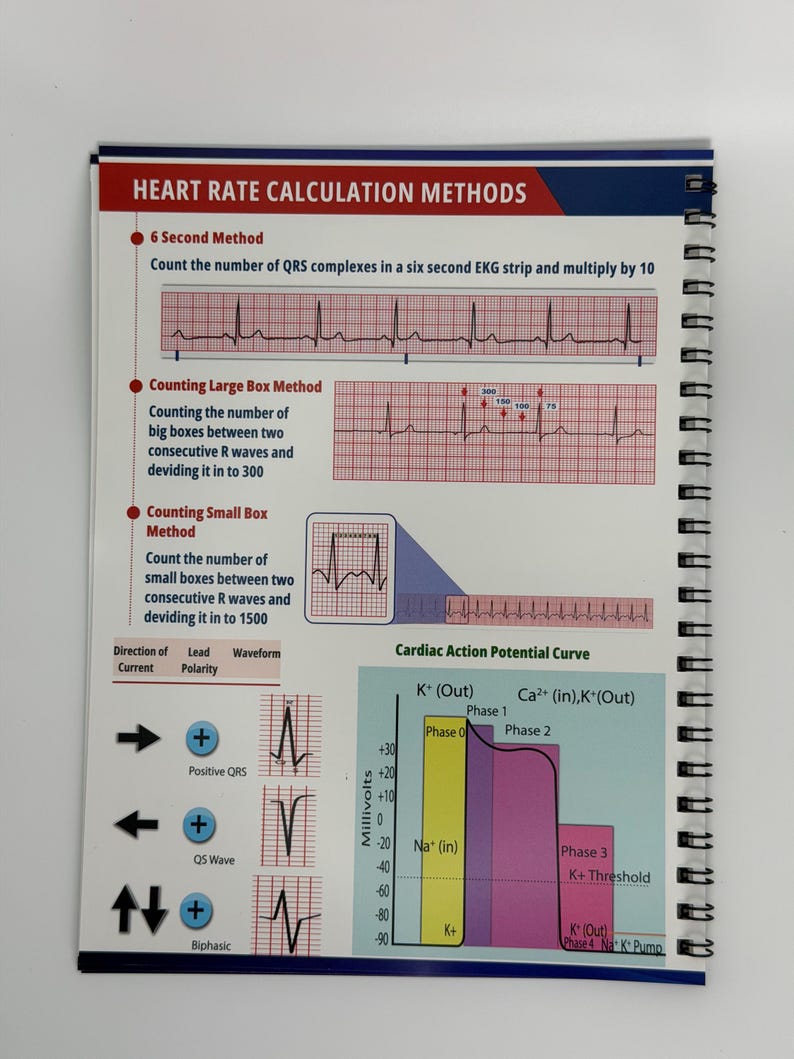 EKG Quick Reference Guide - Etsy