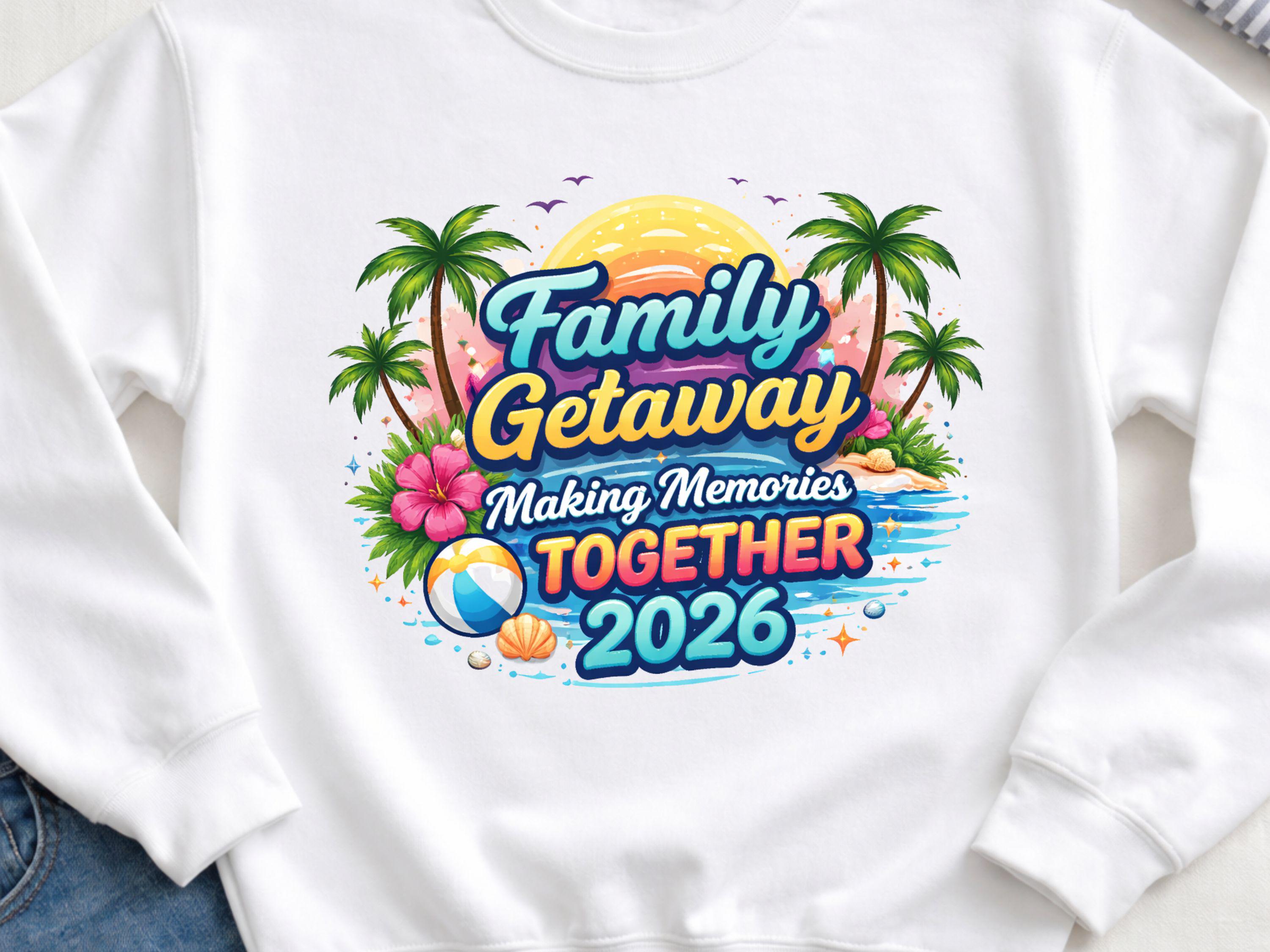Custom Family Trip Shirt Design 2026 Family Getaway 2026 PNG SVG JPG ...
