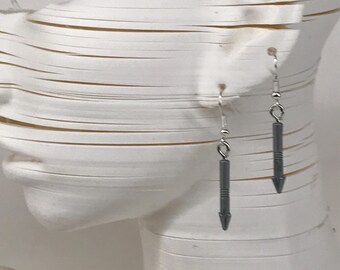 Upcycled LEGO Spear Earrings