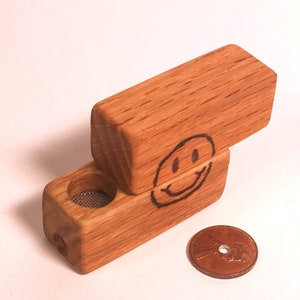 with Screen Fidget Toy Wooden Pipe