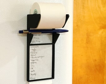 Grocery List Refrigerator Mounted Receipt Roll Holder