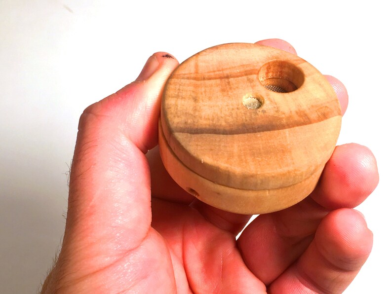 with Screen Fidget Toy Wooden Pipe