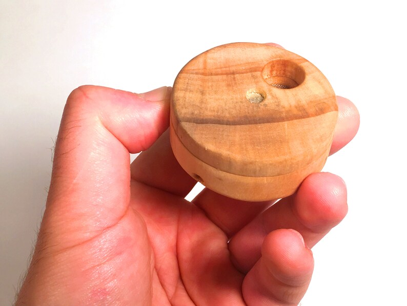 with Screen Fidget Toy Wooden Pipe