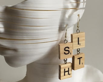 SH IT Scrabble Earrings