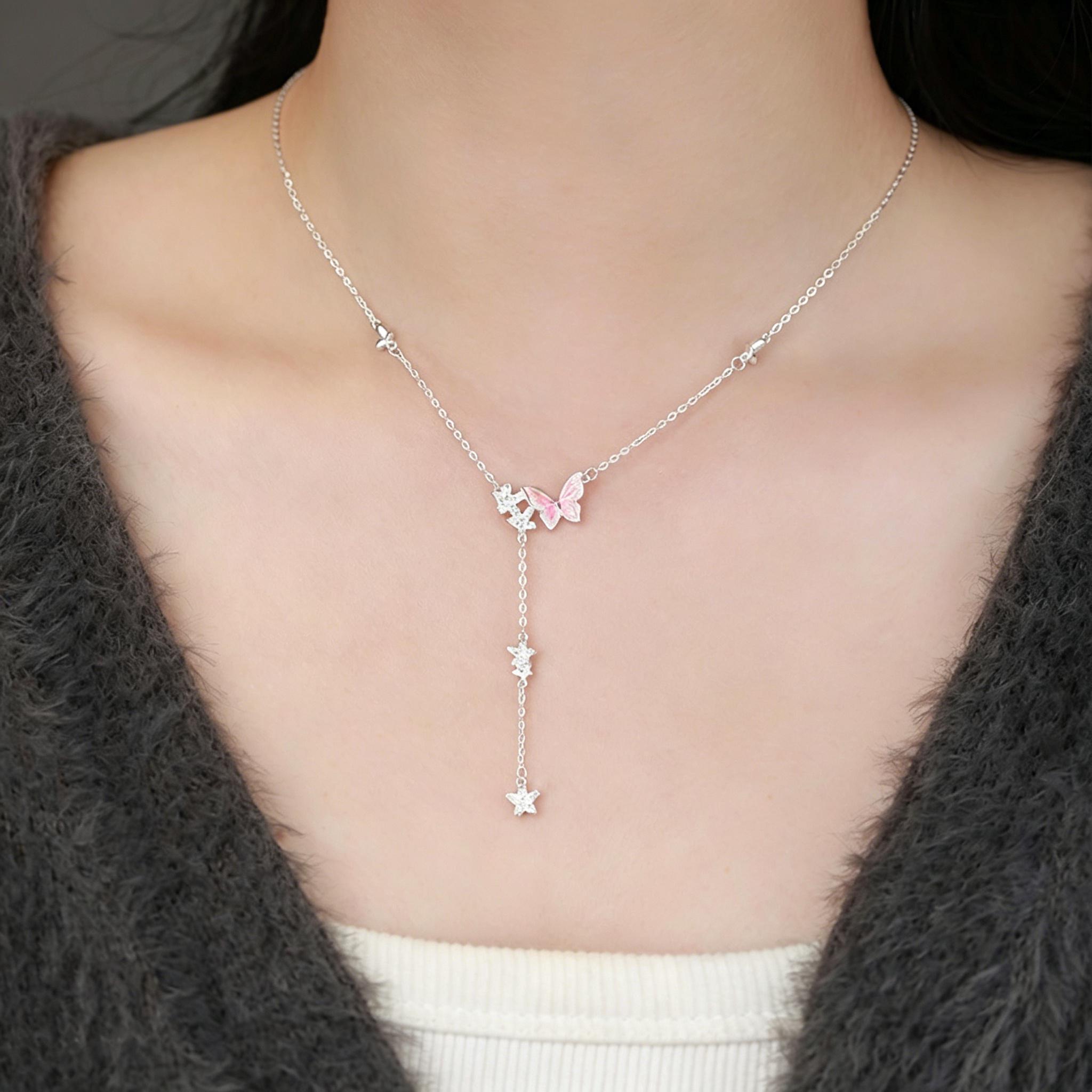 繊細なy字ネックレス - Etsy 日本