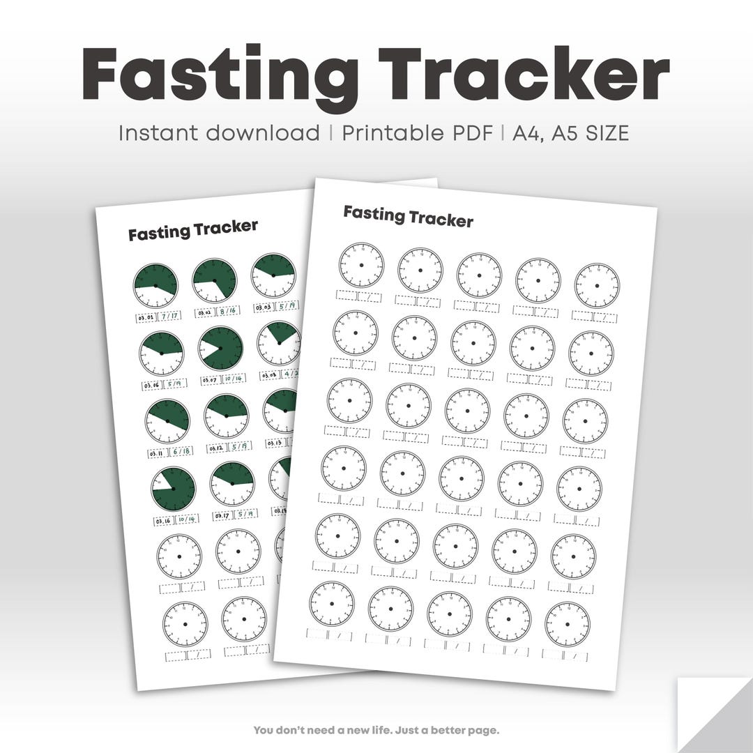 Intermittent Fasting Tracker-weight Loss Planner-16/8 Fasting Log Book ...