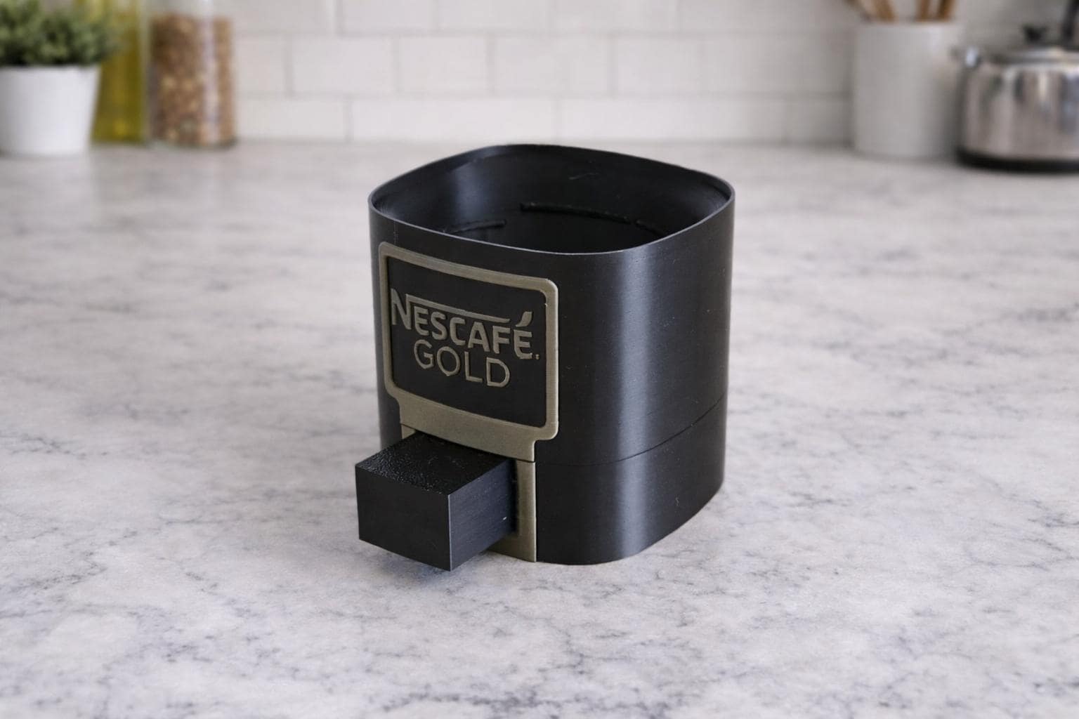 Nescafé Gold Coffee Dispenser STL, 3D Printable Coffee Dispenser ...
