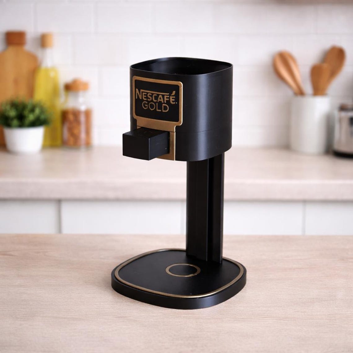 Nescafé Gold Coffee Dispenser STL, 3D Printable Coffee Dispenser ...
