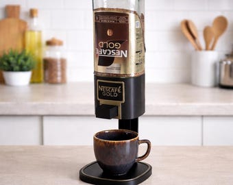 Dispensador de café Nescafé Gold STL, dispensador de café imprimible en 3D, organizador de cocina, descarga digital
