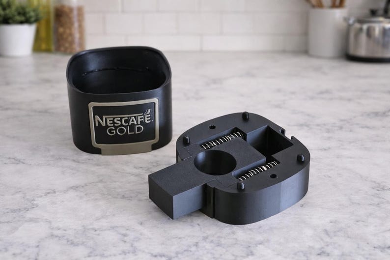 Nescafé Gold Coffee Dispenser STL, 3D Printable Coffee Dispenser ...