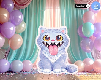 K-Pop Demon Hunters Standee | 5ft Party Decoration (Digital Download)