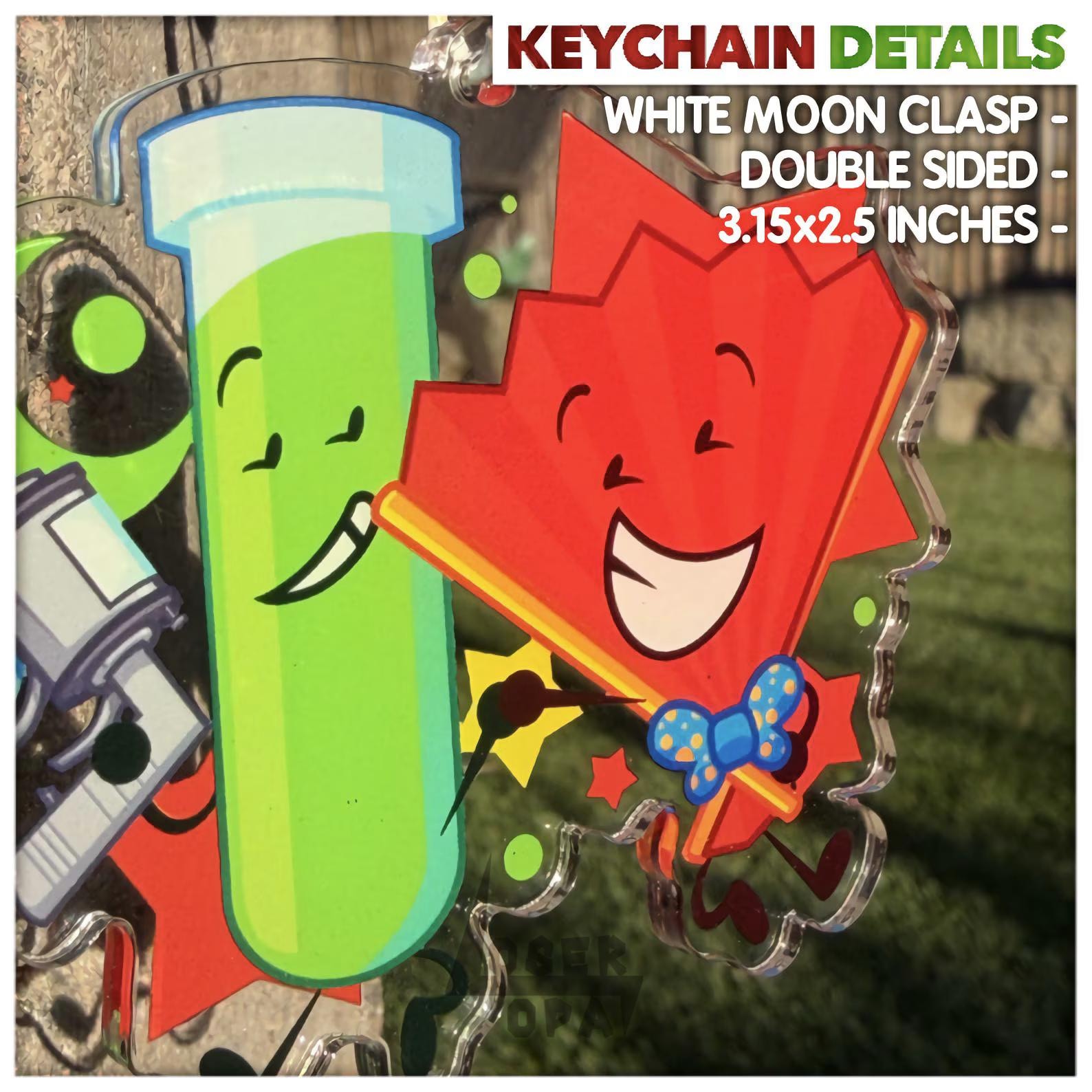 Inanimate Keychains Inanimate Insanity Fantube Acrylic Keychain - Etsy