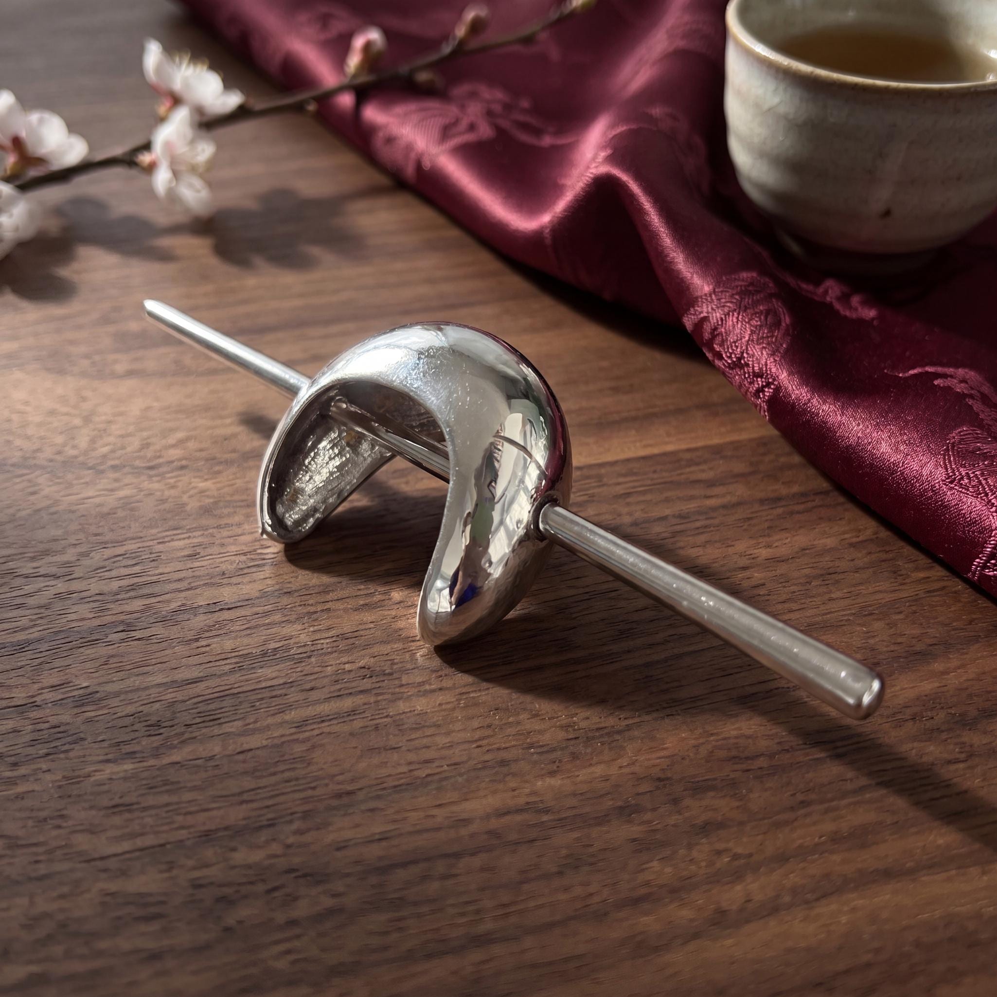 Moon Plate Hair Fork（silver） カテゴリー 【公式通販】