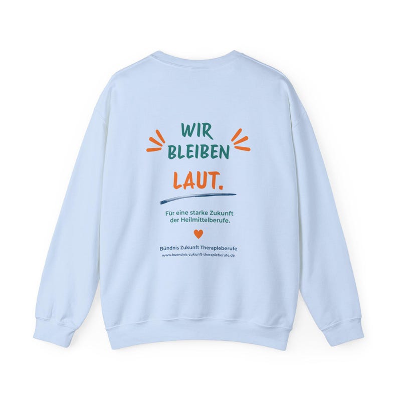 5 Monate laut Sweater, Bündnis Zukunft Therapieberufe, Geschenke für Heilmittelberufe, Physiotherapie, Ergotherapie, Podologie, Logopädie image 5