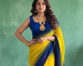 Trending Saree, Georgette Saree, Bollywood Saree, Wedding Saree, Party-Wear Saree, Indian Saree, Hot Sale Saree 250+ Sale, Soft Saree