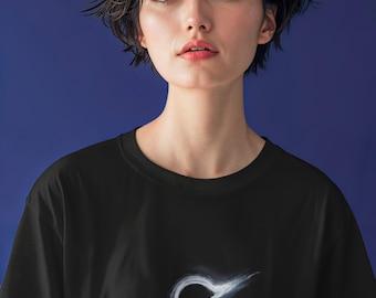 lack Hole T Shirt, Space Graphic Tee, Cosmic Galaxy Shirt, Astronomy T Shirt, Minimalist Universe Tee, Sci Fi Gift, Unisex Graphic Shirt