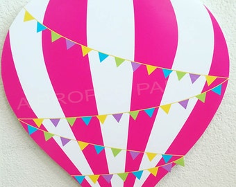 Hot Air Balloon - Hot Air Balloon Prop - Hot Air Balloon Party - Hot Air Balloon Festival - Fair - Festival - Garden - Tea Party - Shower