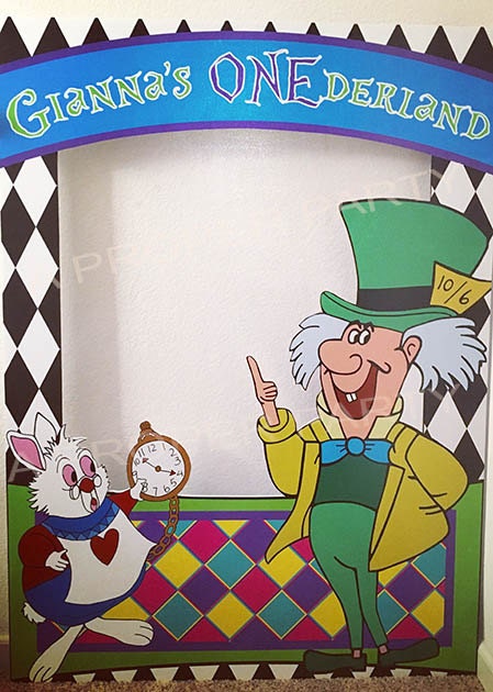 Alice in Wonderland Alice in Wonderland Photo Prop Wonderland party Onederland Mad Tea Party Tea Party Mad Hatter