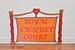 Royal Croquet Court, Alice in Wonderland, Wonderland Party, Wonderland Decor, Wonderland Birthday, Royal Wedding Tea Party 