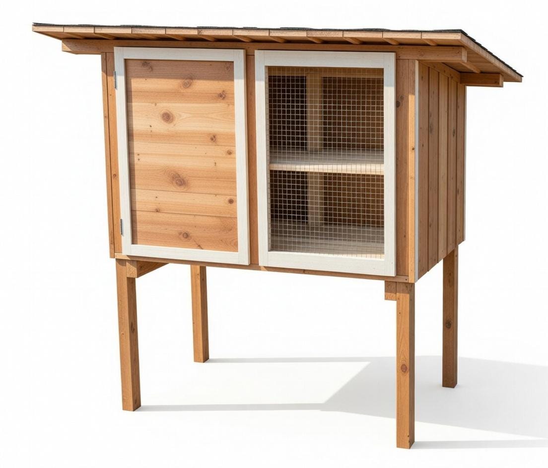 DIY Rabbit Hutch Building Instructions | Build Your Own Rabbit Hutch ...