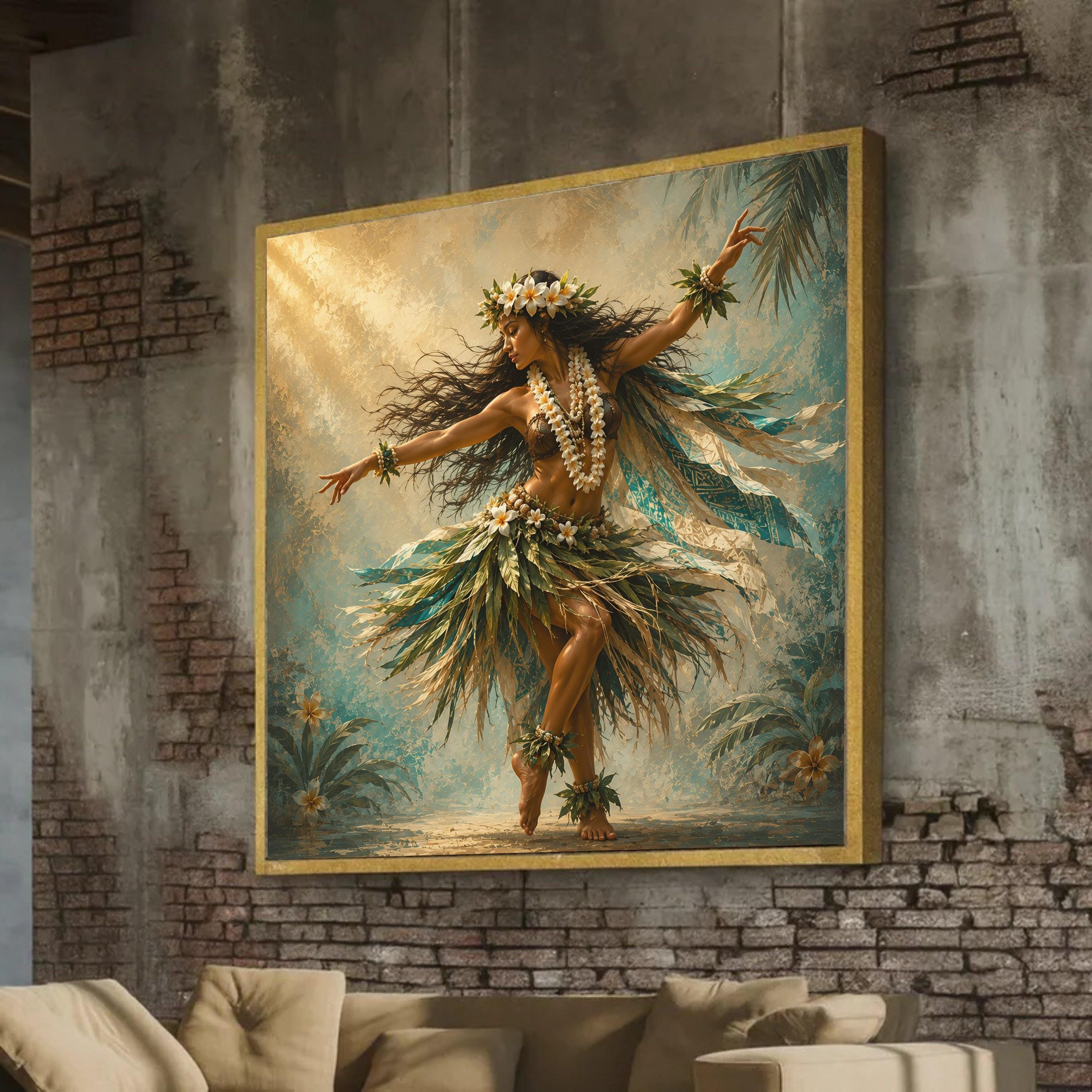Hawaii hula painting - Etsy 日本