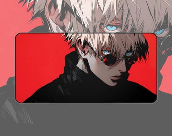 de bureau portrait rouge anime | Tapis de souris de jeu, tapis de souris de fan art, tapis de bureau inspiré d'anime, tapis de souris de décoration de bureau, tapis de bureau de support antidérapant