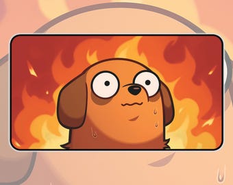 de bureau drôle de chien | Tapis de souris chiot mignon dessin animé, tapis de bureau Funny Meme, tapis de souris aux couleurs vives, cadeau pour collègue, tapis de bureau mignon