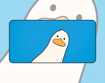 de bureau drôle de canard | Joli tapis de souris oiseau bleu dessin animé, tapis de souris meme canard, joli tapis de bureau canard, cadeau d'un parent, tapis de souris antidérapant