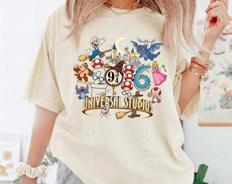 Comfort Colors Universal Studios 2026 Family Shirt, Epic Universe Mario Tee, Universal Family Vacation Matching Shirt, Trip Gift Ideas 22