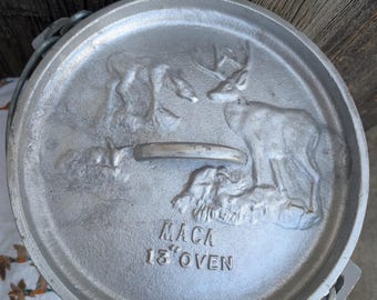 MACA 13 "Aluminiumguss Mule Deer Camp Dutch Oven