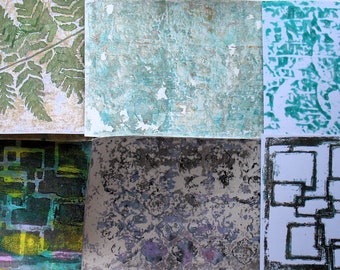 bundle 24 gelli prints on card stock 5 x 7 for journals scrapbooking mixed media collage arts crafts as pictured