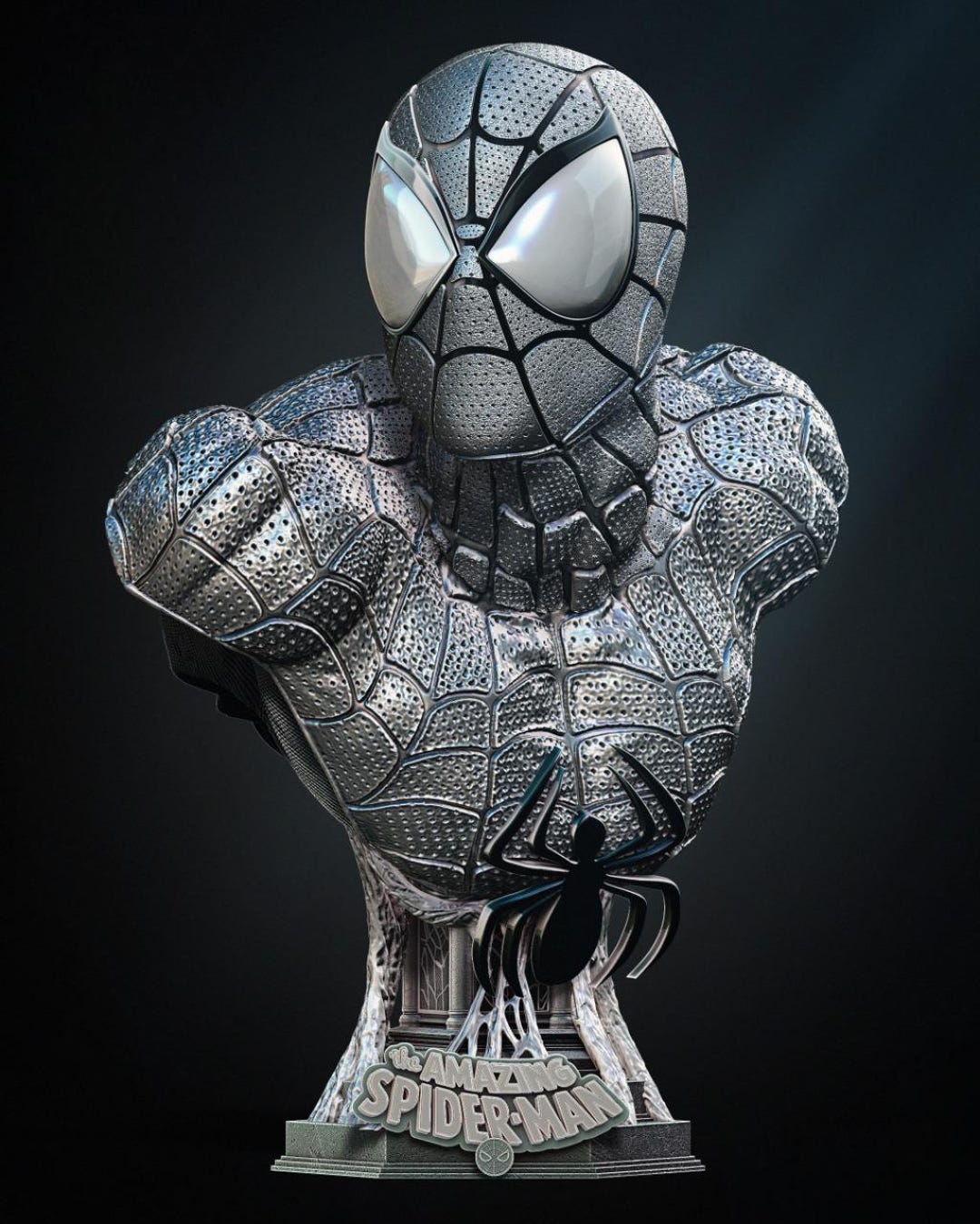 Marvel – Spiderman Bust Portrait | Vigilant Eclipse STL Statue | 3D ...
