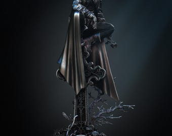 The Crow – The Crow Sculpture | Midnight Sovereign STL Statue | 3D Print Model | Digital STL File