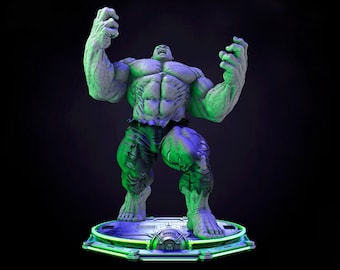 Hulk Statue 440mm | Large Smash Monster STL Statue | 3D Print Model | Digital STL File