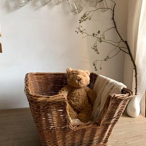 Legowisko dla kota z wikliny w kształcie kostki, domek dla kota z głębokiej wierzby, kwadratowe legowisko z rattanu, pleciony kosz dla kota, półzamknięte legowisko dla zwierząt, meble do pokoju kota w stylu boho