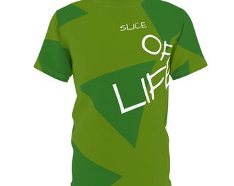 Slice of Life Tee | Blue Geometric Graphic Shirt